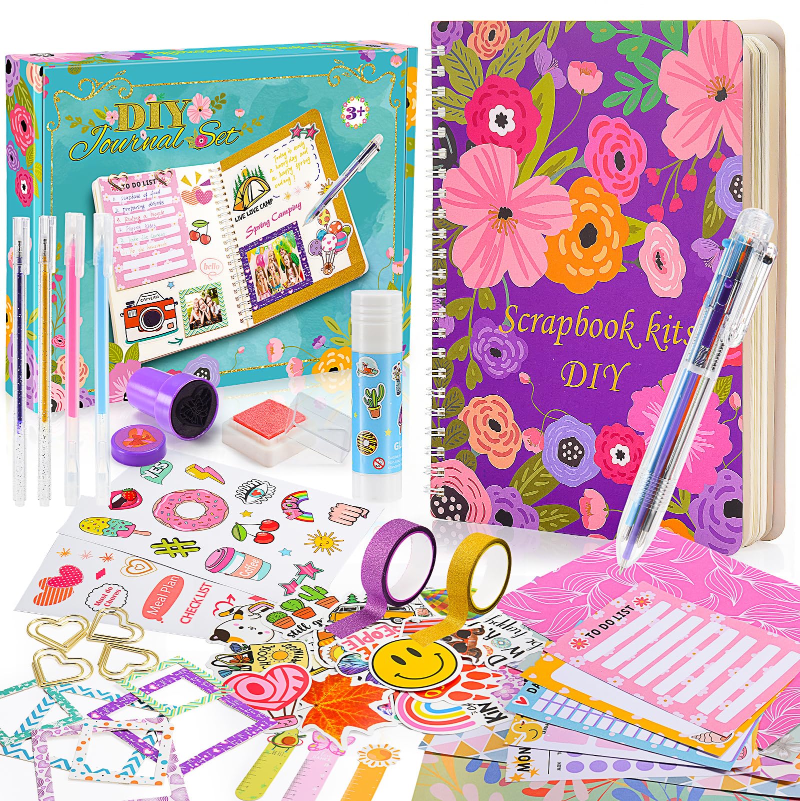 キャロルウィルソン スクラップブックキット&デザインペーパー セット Amazon.co.jp: ZapWhiz DIYジャーナルキット 女の子用 61個 ジャーナル